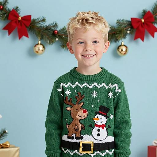 Festive Charlie Brown Christmas Portrait