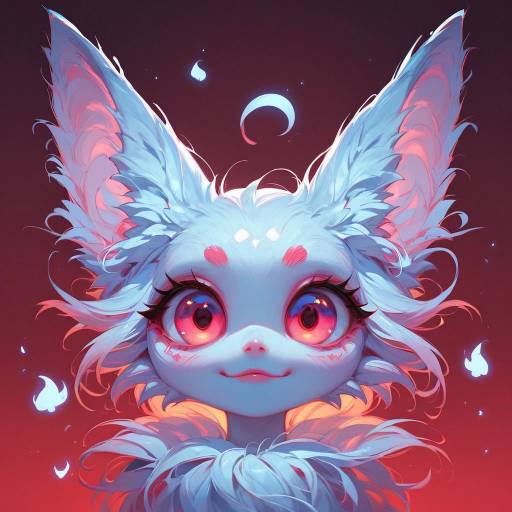 Ethereal Ghostly Apparition in Red Ethereal Ghostly Apparition in Red