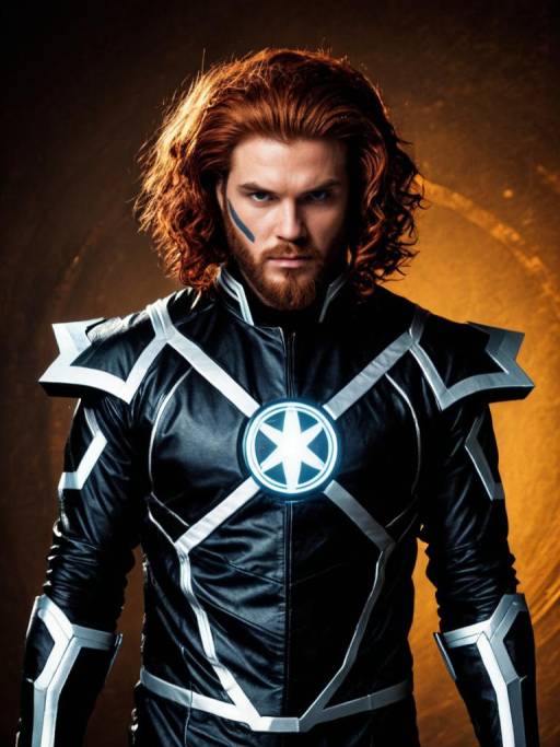 Man in Havok Cosplay Costume