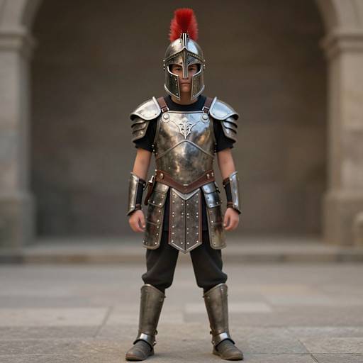 Spartan Warrior in Armor