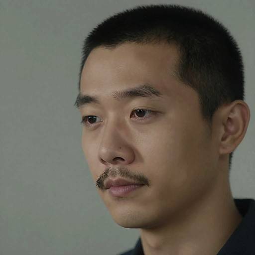 Close-Up Portrait of a Man