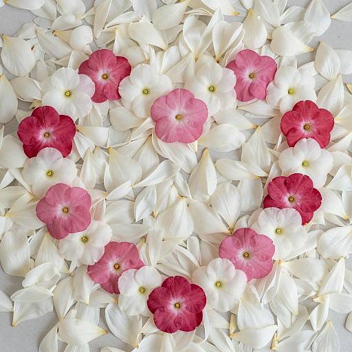 Heart-Shaped Floral Arrangement Close-Up