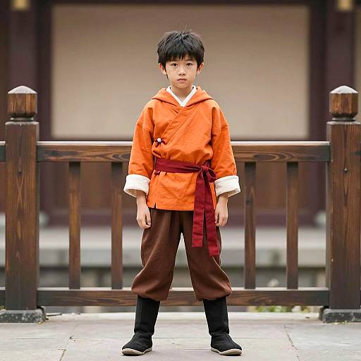 Premium Medieval Costume Boy in Fantasy Setting