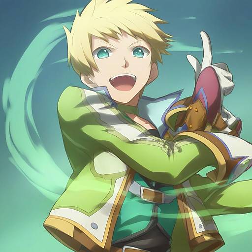 Illustration of Guy cecil, tales of (series) in the style of Nemoto yuuma