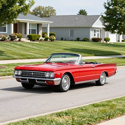 1962 Ford Thunderbird Convertible Cruise
