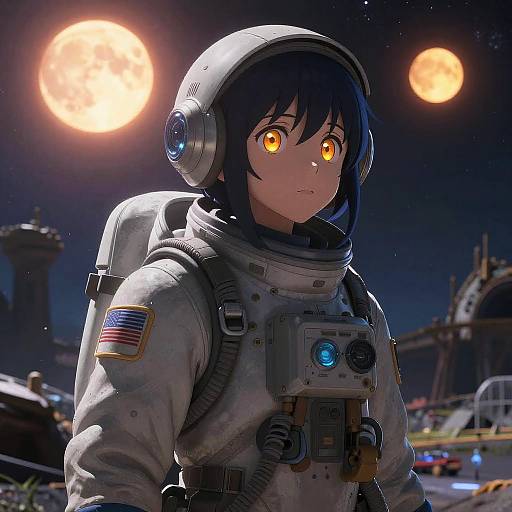 Interstellar Archaeologist in Alien Ruins