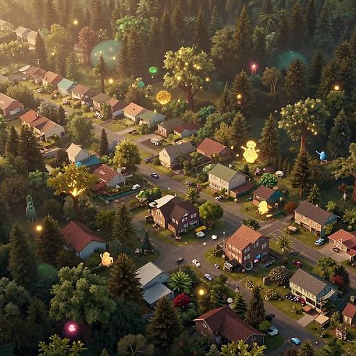 Suburban Fantasy Dreamscape