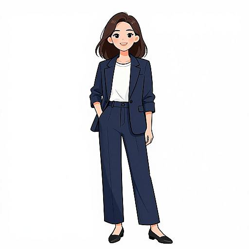 Smiling Business Casual Woman Portrait