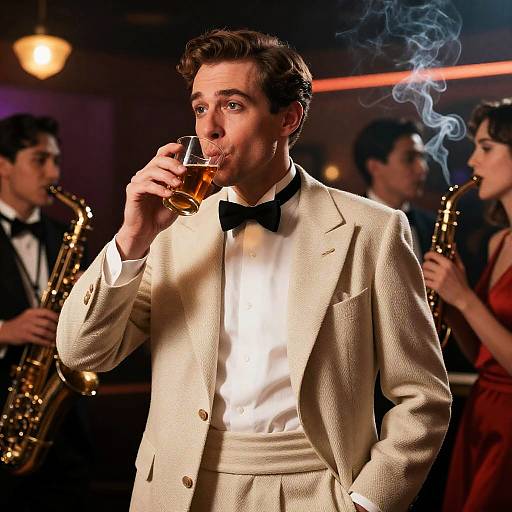 Vintage Gentleman at Retro Jazz Club
