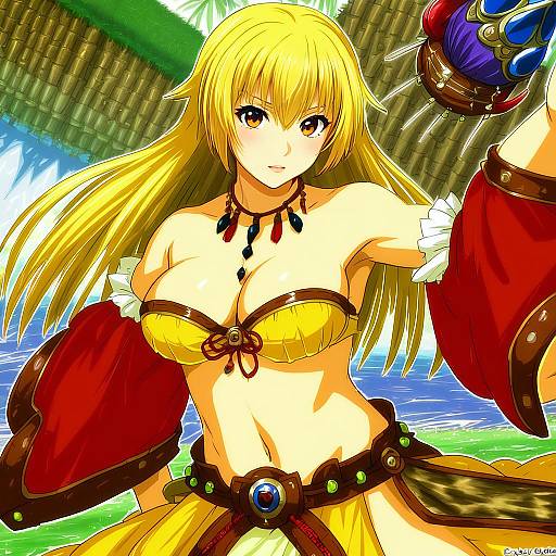 Illustration of Gypsy (ragnarok online), ragnarok online in the style of Oosaka kanagawa