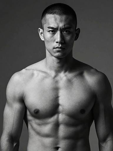 Powerlifter Portrait in Chiaroscuro