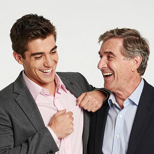 Laughter Between Two Friends Photograph