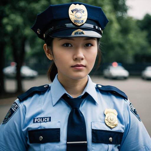 Female Police Officer in Uniform