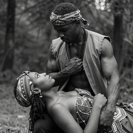 Tribal Intensity in Black and White