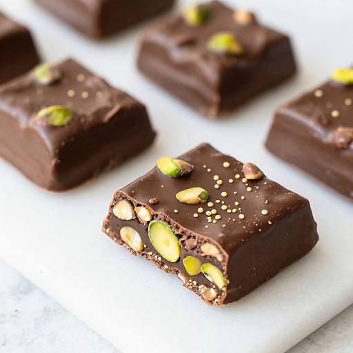 Vegan Salted Chocolate Pistachio Bars