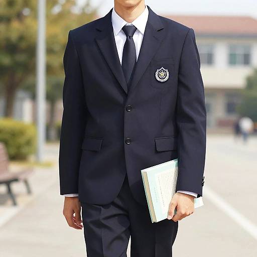 Modern Japanese High School Student