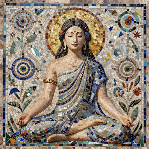 Intricate Mosaic Art and Illusions