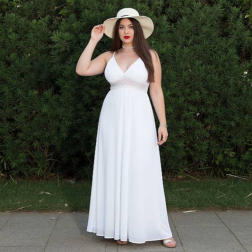 Plus Size Formal Gowns with Accessories