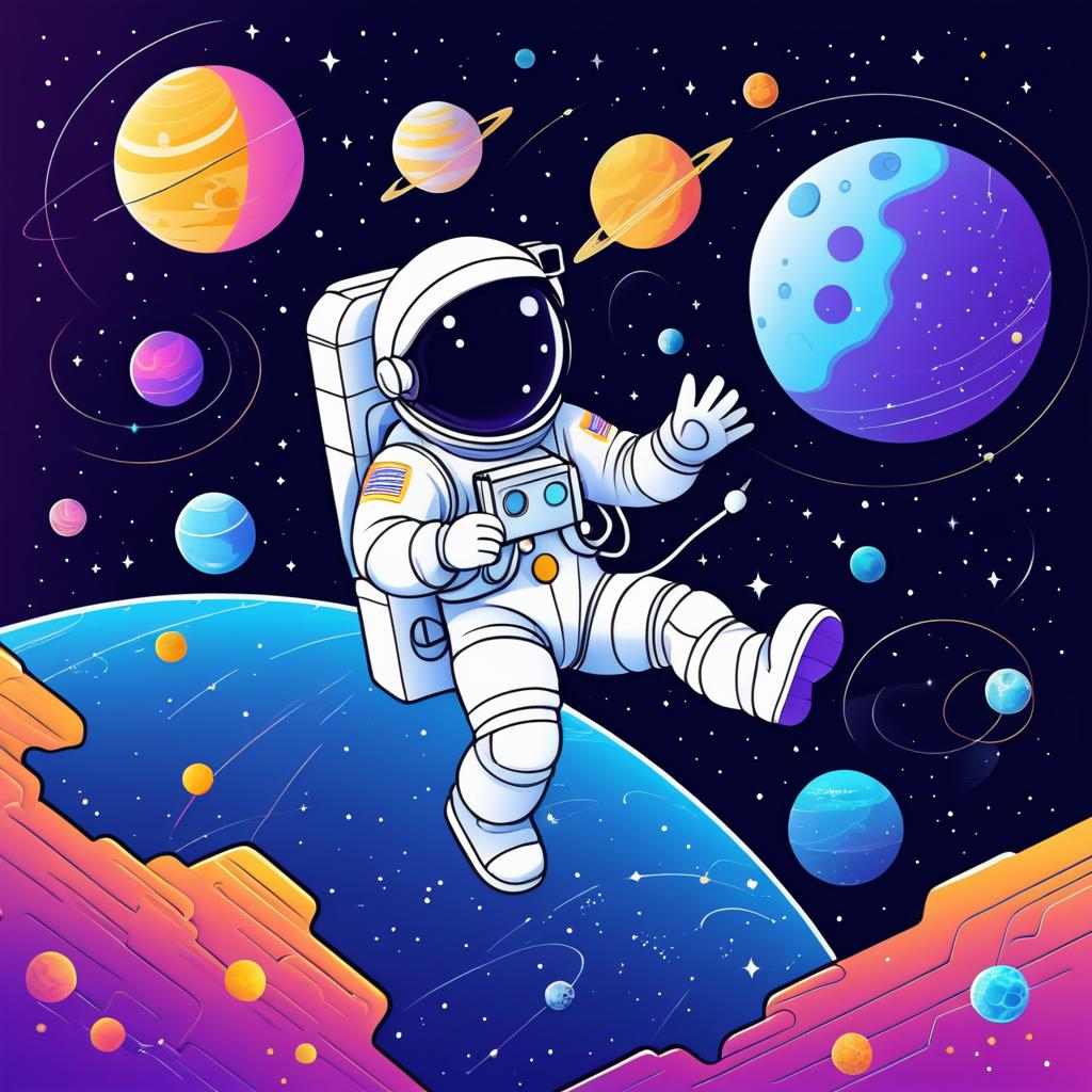 Adventurous Astronaut in Blockchain World