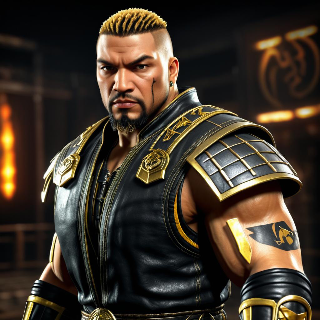 Photorealistic Jax Briggs from Mortal Kombat