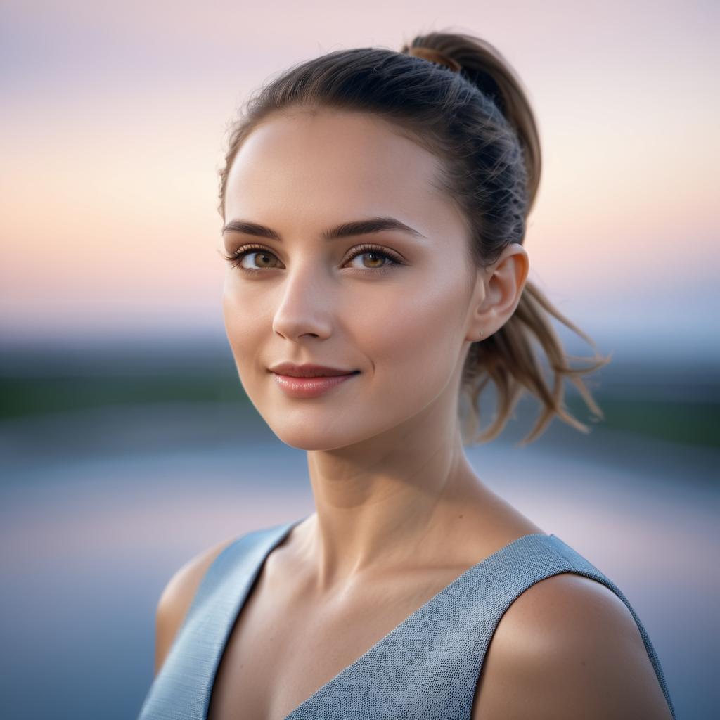 Twilight Portrait of Natalie Portman