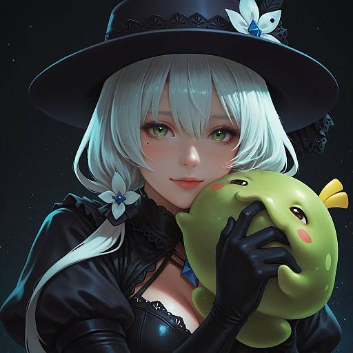 Illustration of Gulpin, pokemon in the style of Monori rogue