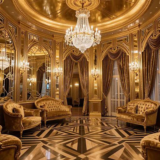 Art Deco Glamorous Ballroom Décor