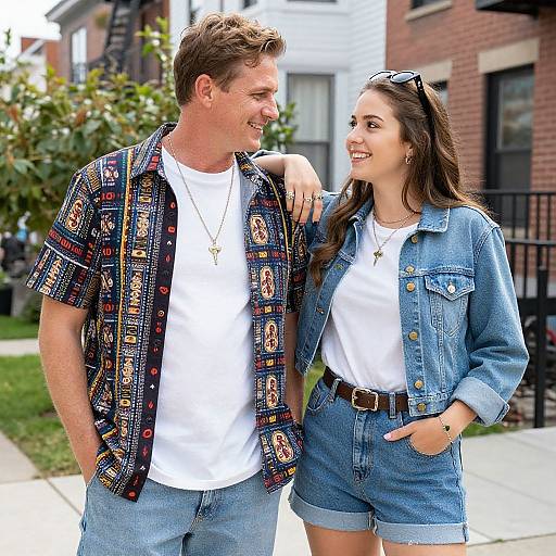 Nostalgic 90s Streetwear Friendship