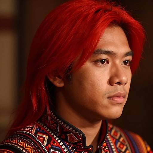 Filipino Portrait with Red Hair