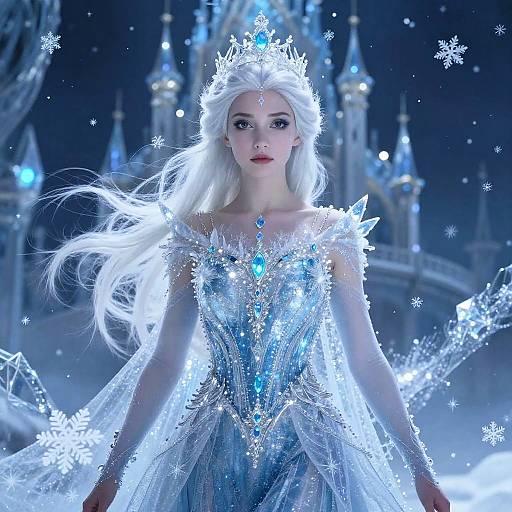 Ice Queen with Frosty Majesty
