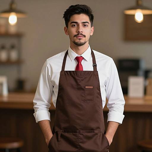 Stylish Male Bartender Outfit