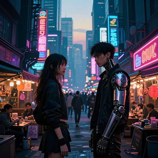 Cyberpunk Underground Resistance Scenes