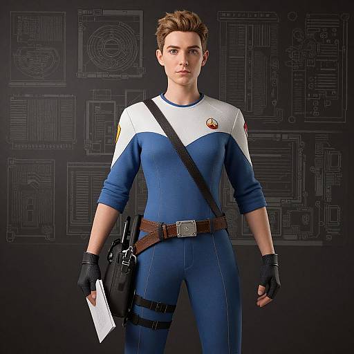 Symmetra as Postman in Photorealistic Detail