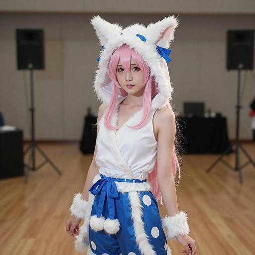 Cosplay Portrait of a Young Asian Mage