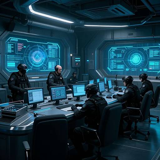 High-Tech Underground Spy Headquarters