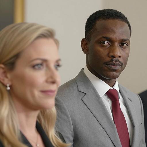 Elegant Indoor Portrait of a Couple