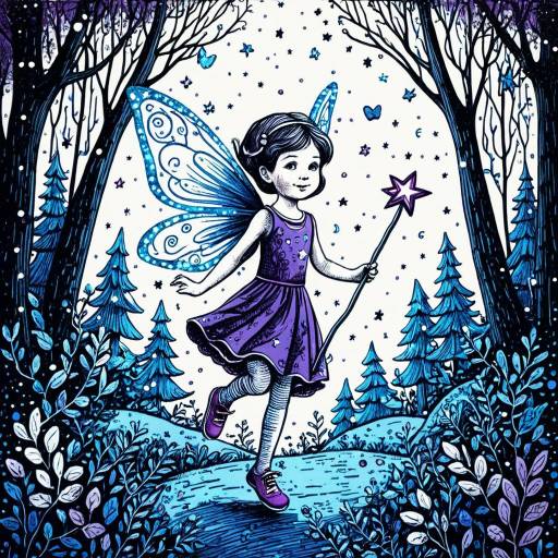 Whimsical Fairy in Enchanted Forest