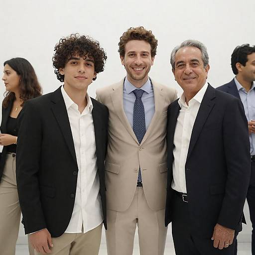 Group Photo of Five People Smiling