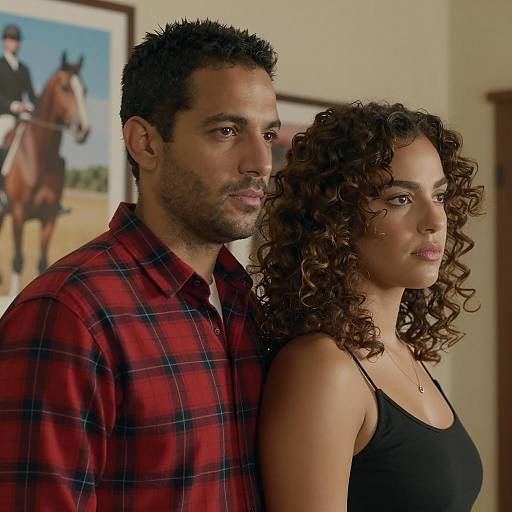 Intimate Indoor Portrait of Couple