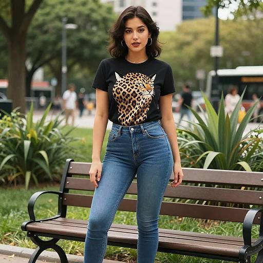 Pear-Shaped Woman in TokyoPop Style