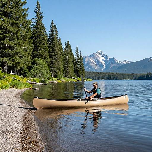 Canoe Landing at Ragged Lake Campsite