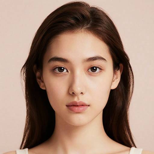 Photoreal Studio Portrait — 20-Year-Old Woman