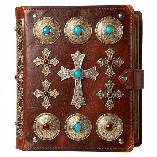 Intricate Armenian Manuscript Binding Design