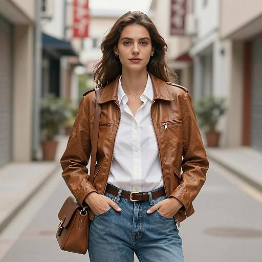 Urban Day Outfit of Young Woman