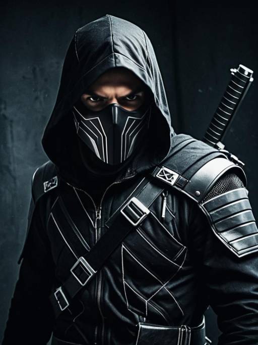 Man in Modern Assassin Costume