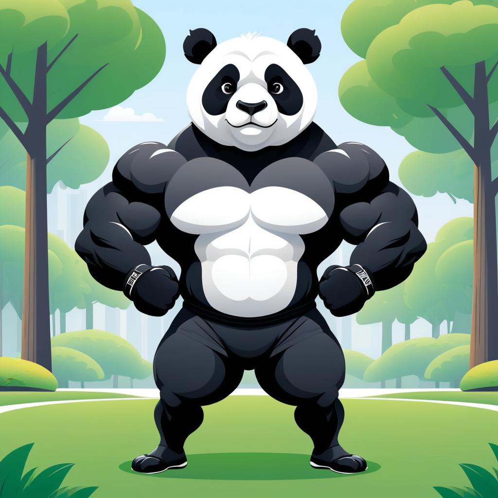 Buff Panda Champion in Serene Park