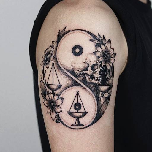 Surviving Death Yin-Yang Tattoo