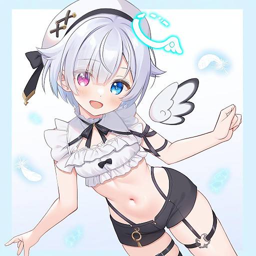 Illustration of Amemiya nazuna, vshojo in the style of Moribe (rabumanyo)