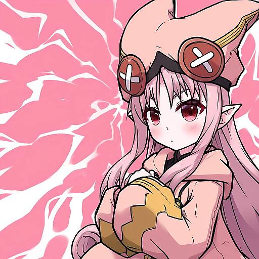 Illustration of Habetrot (fate), fate (series) in the style of K10k