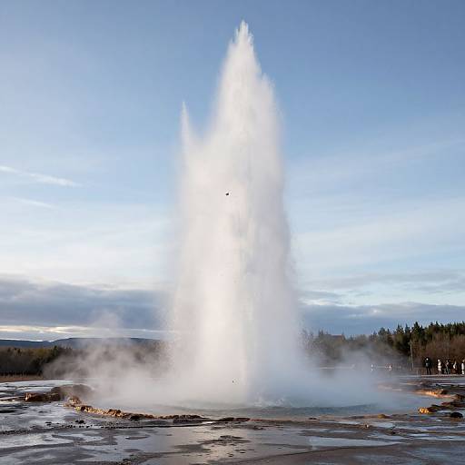 Geyser of Liquid Memory Eruption